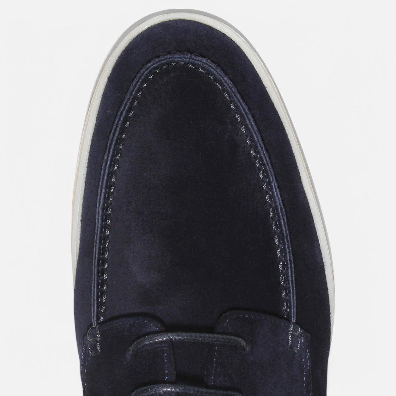 Suede Loafers for Men with Laces