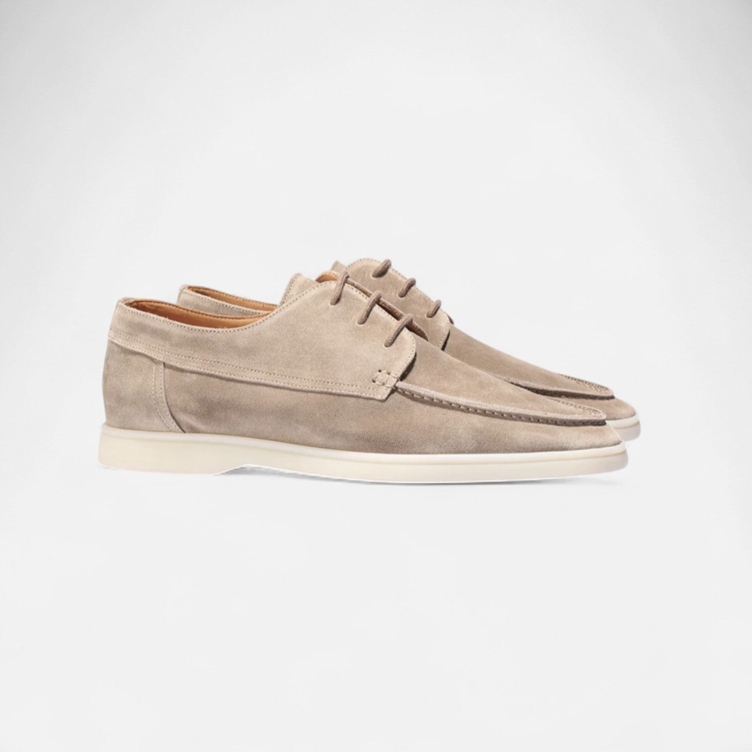 Suede loafers for men with laces – Refined craftsmanship, effortless sophistication