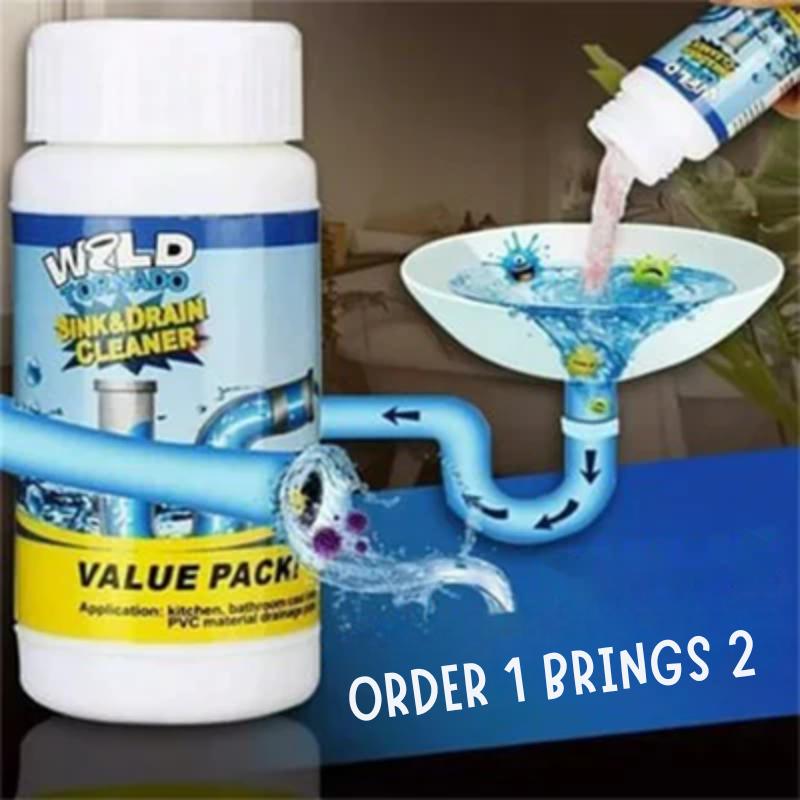 1+2 GRATIS | FoamRush™ | Abflussöffner für Rohre, Toiletten und Abflüsse