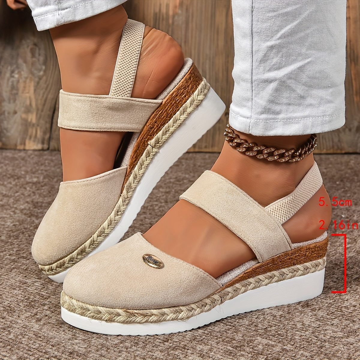 ComfyStride® | Damen-Plateausandalen