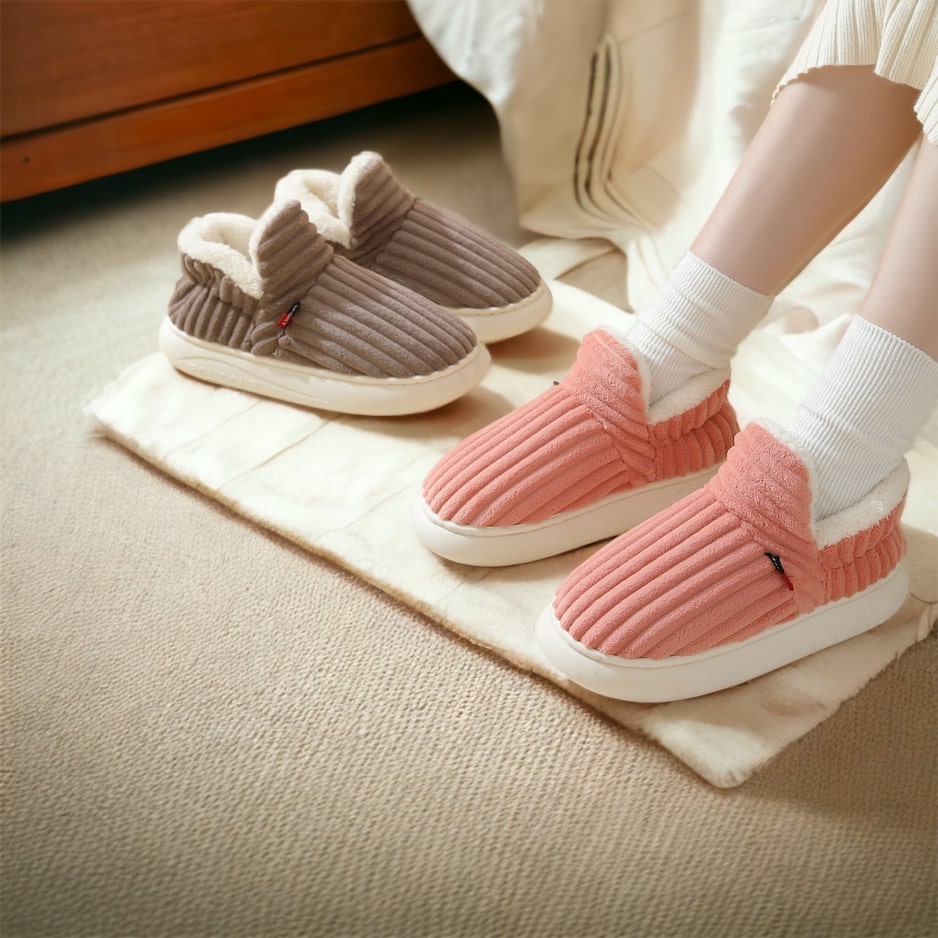 TheraFlausch™ Therapeutische flauschige Fleece-Winterpantoffeln