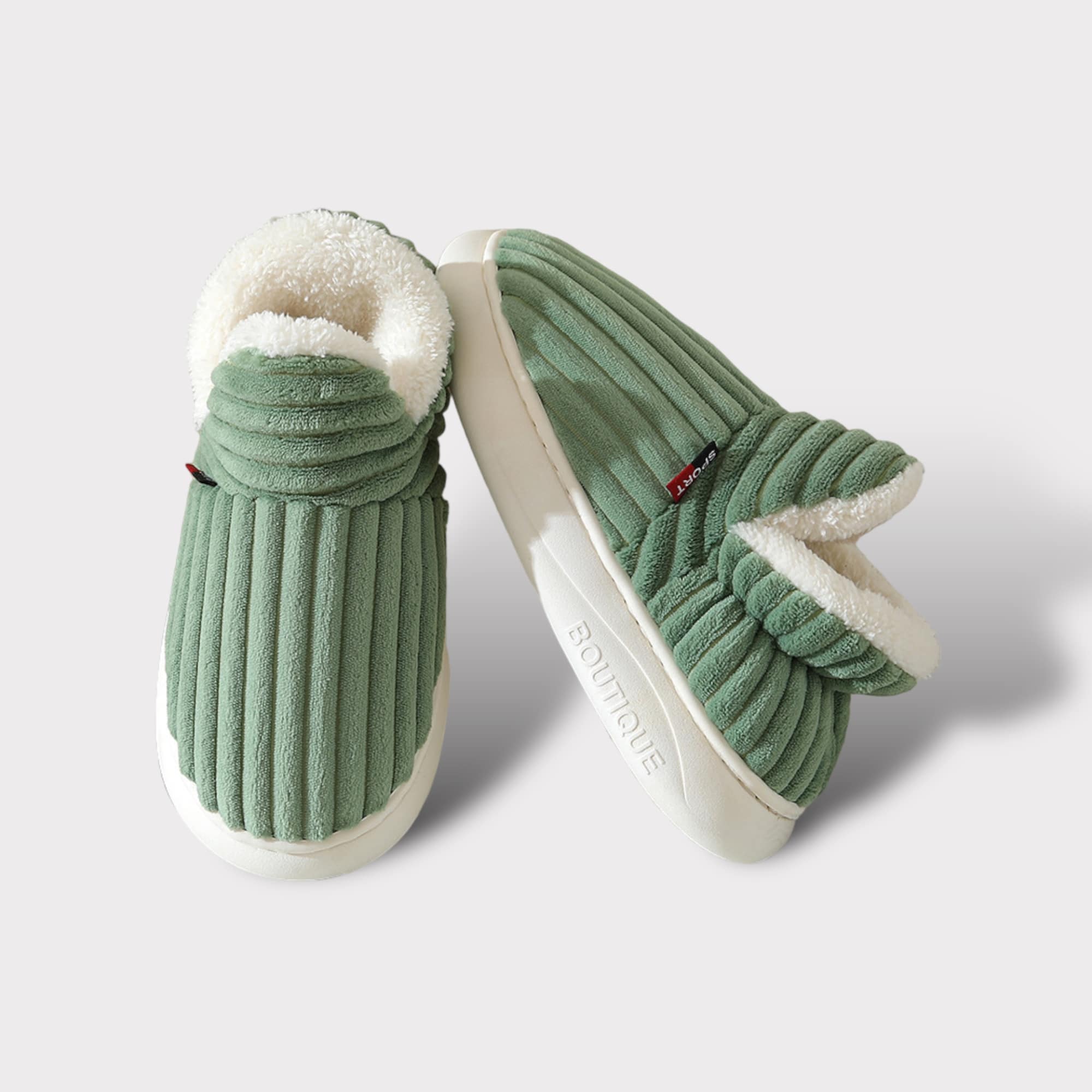 TheraFlausch™ Therapeutische flauschige Fleece-Winterpantoffeln