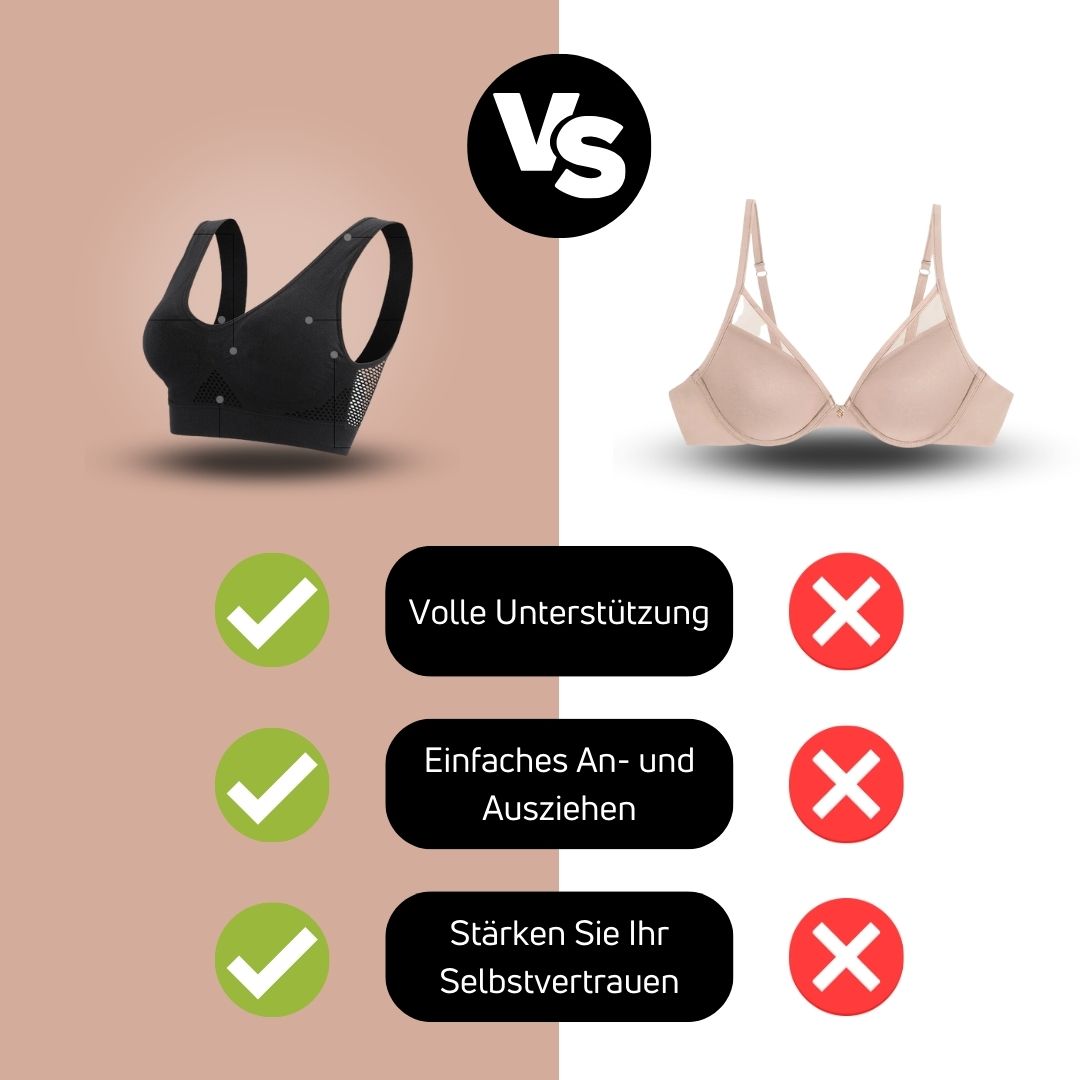 Beiger atmungsaktiver Sport-BH mit Mesh-Rücken für Damen, schweißableitend und bequem