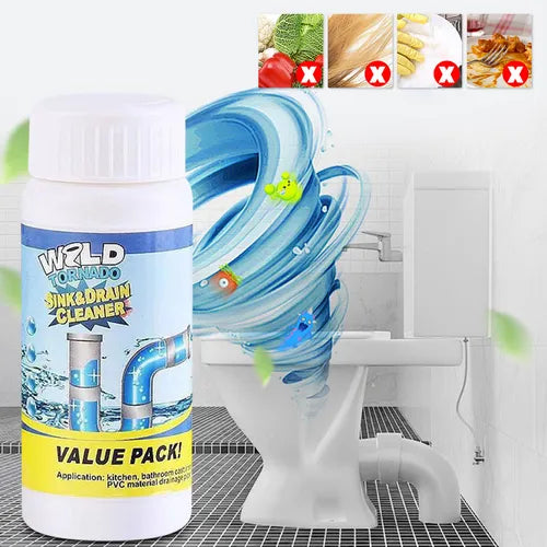 1+2 GRATIS | FoamRush™ | Abflussöffner für Rohre, Toiletten und Abflüsse