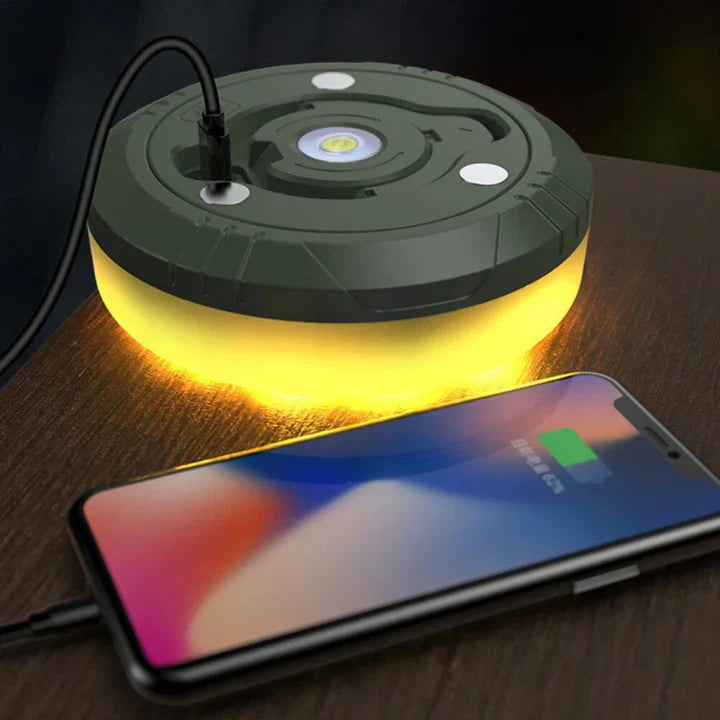 LED Camping Lichterkette wasserdicht mit USB-Lampe, Outdoor Beleuchtung für Zelt, Garten, Terrasse und Party Dekoration
