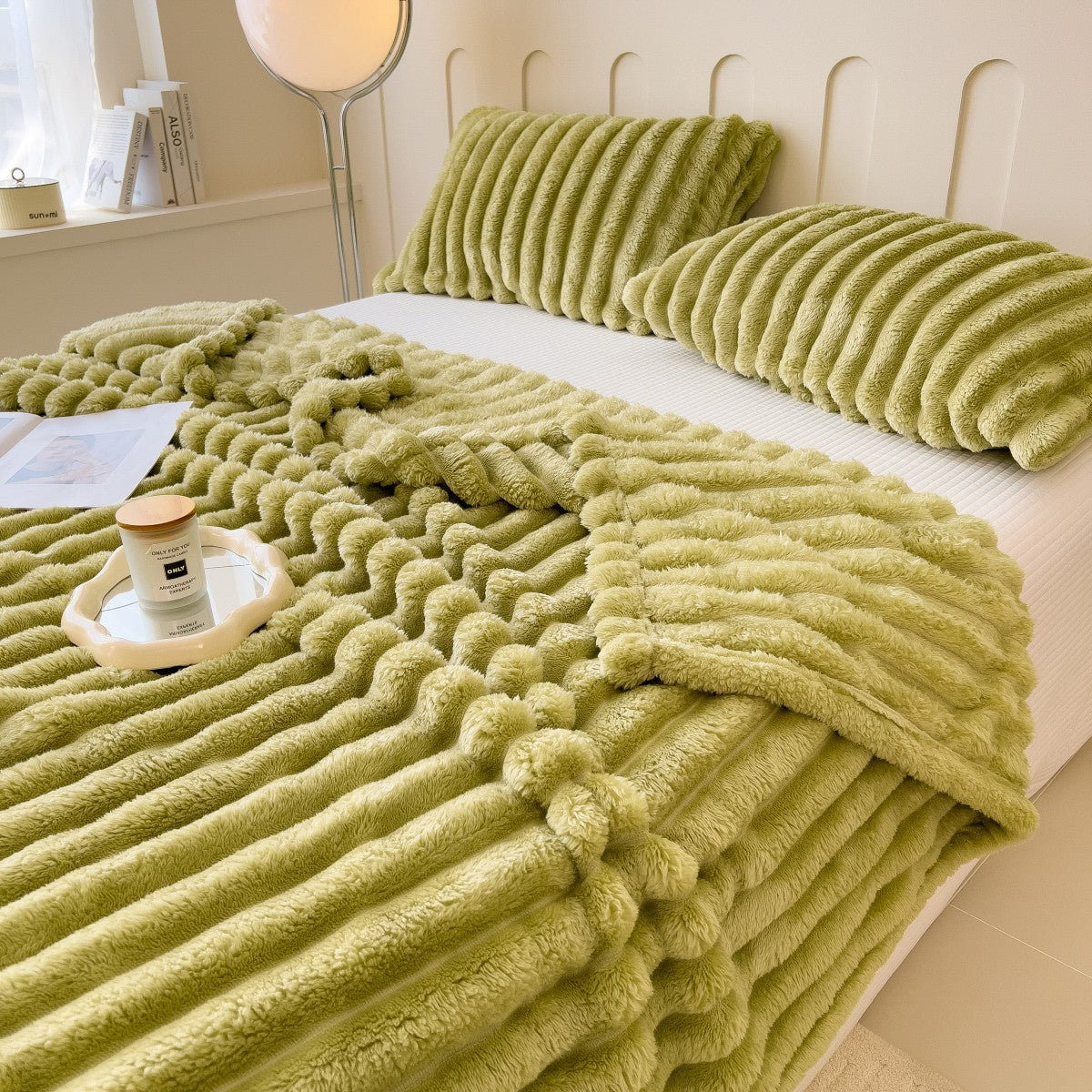 FluffyWrap™ | Kuschelige Bettlakenabdeckung Plüschdecke