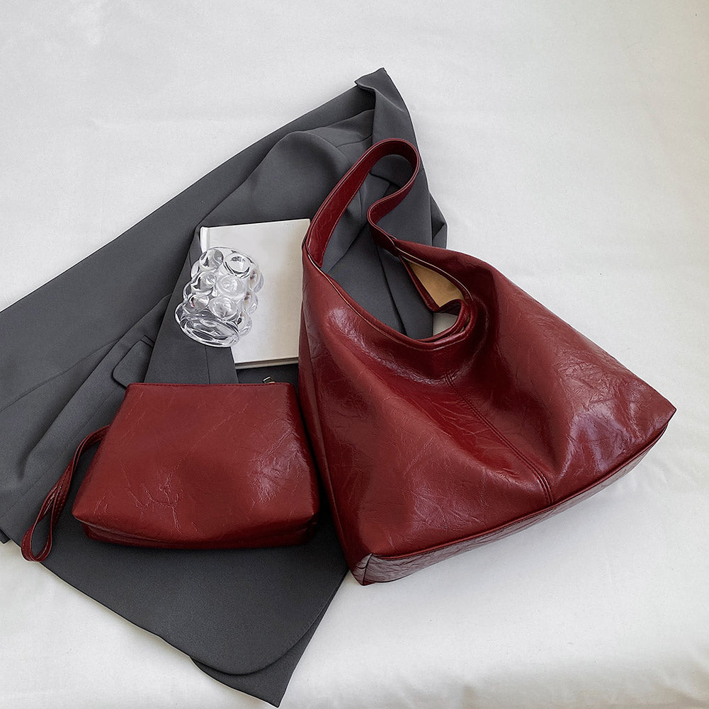 LederLuxe™ Tote Tasche aus Leder