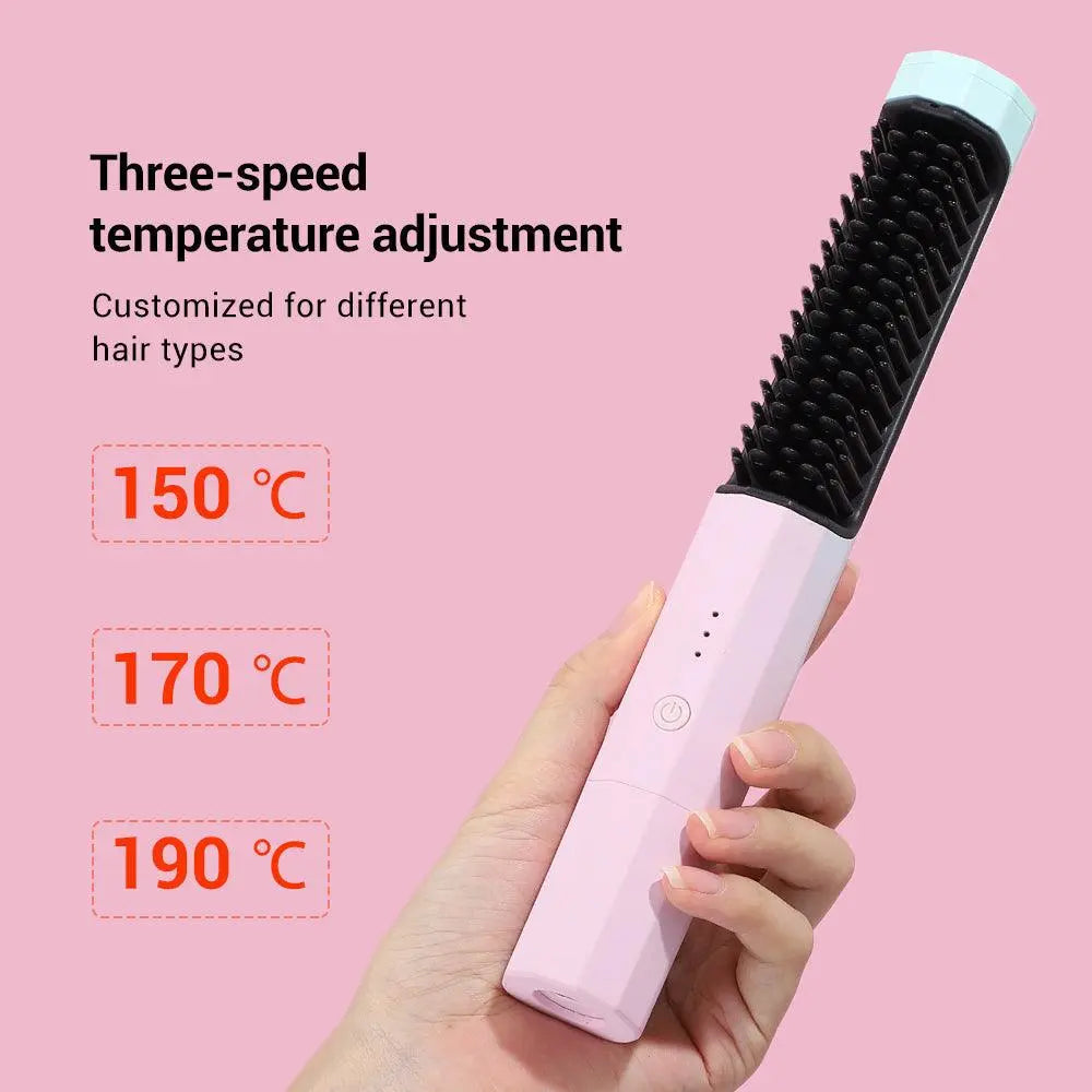 FrizzR® | Kabelloser Haarglätter gegen Frizz & fliegende Haare