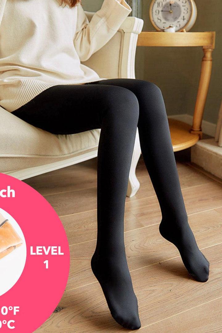 Clara™ Wärmetechnologie Transluzente Superstretch-Tights Leggings