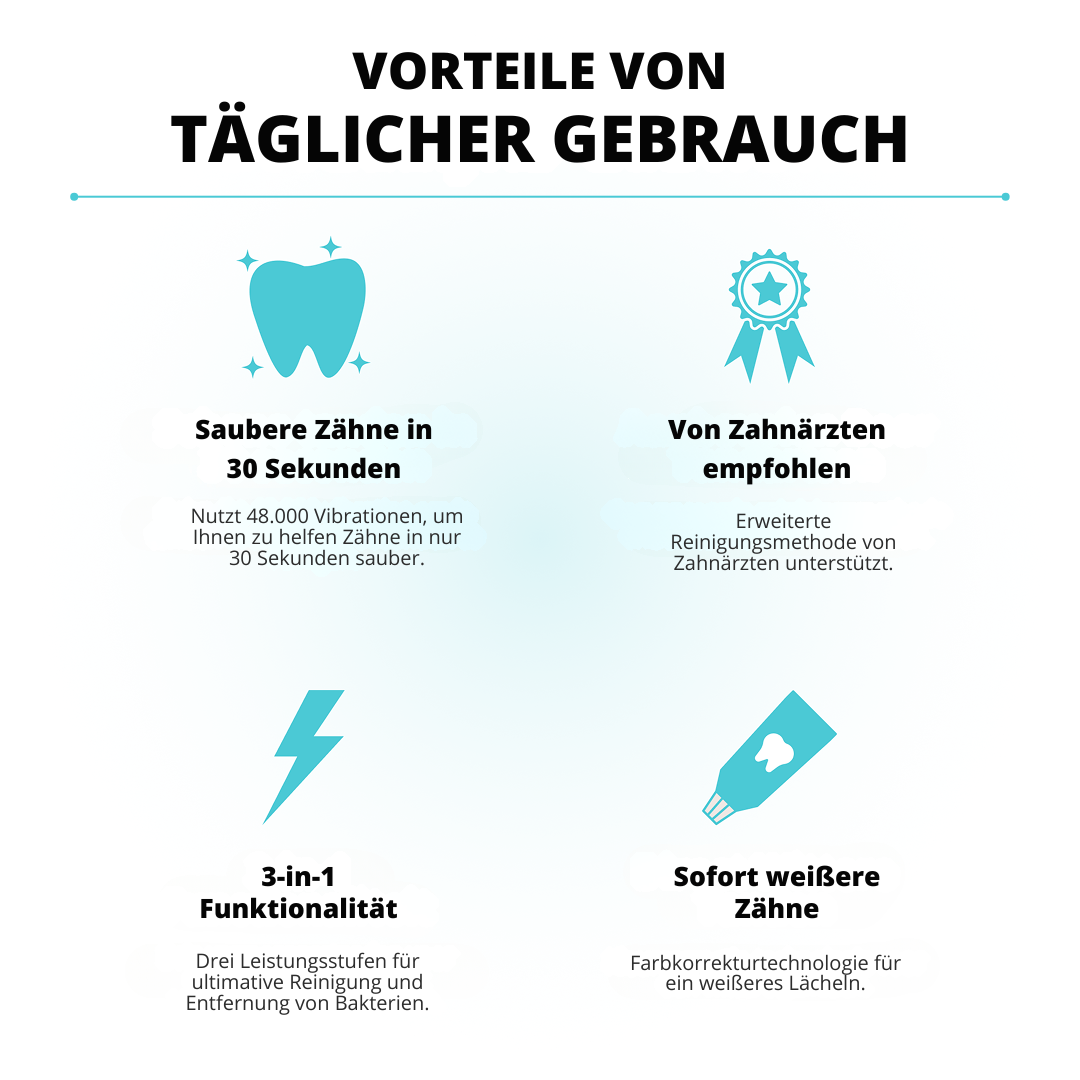 50% RABATT | GlowBrush™ | Die automatische Zahnbürste