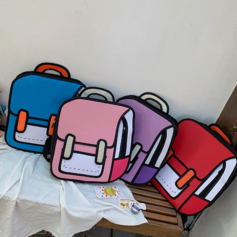Cartoon Schulrucksack