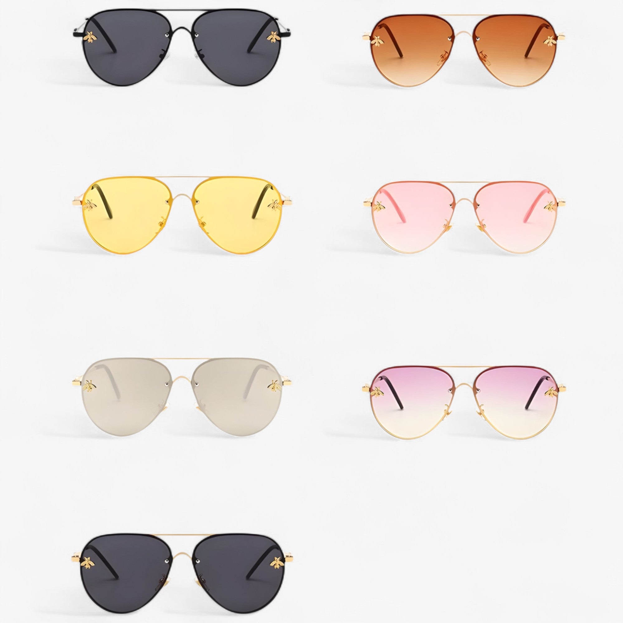 Joris™ | Bee Pilot Vintage-Sonnenbrille