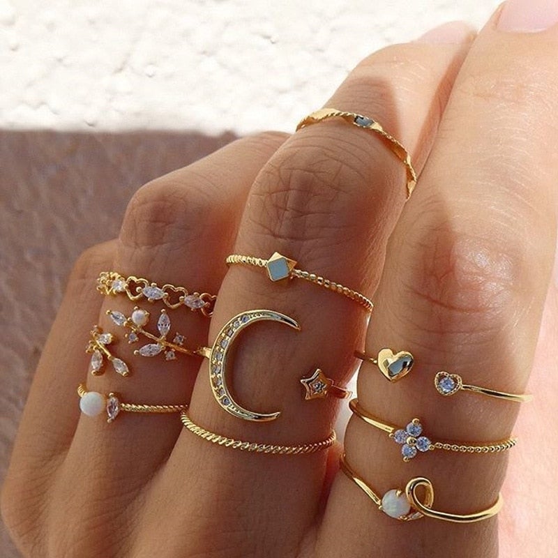 Lorea™ | Sterneneleganz-Ring-Set