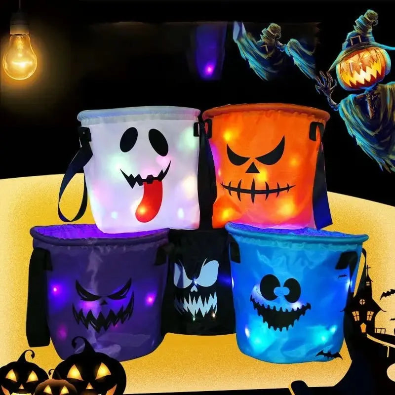 GlowTote® Kinder Halloween Korb