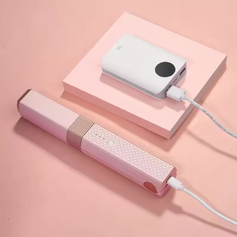 GlamStyler Pro™ | Kabelloses 2-in-1 Glätteisen & Lockenstab