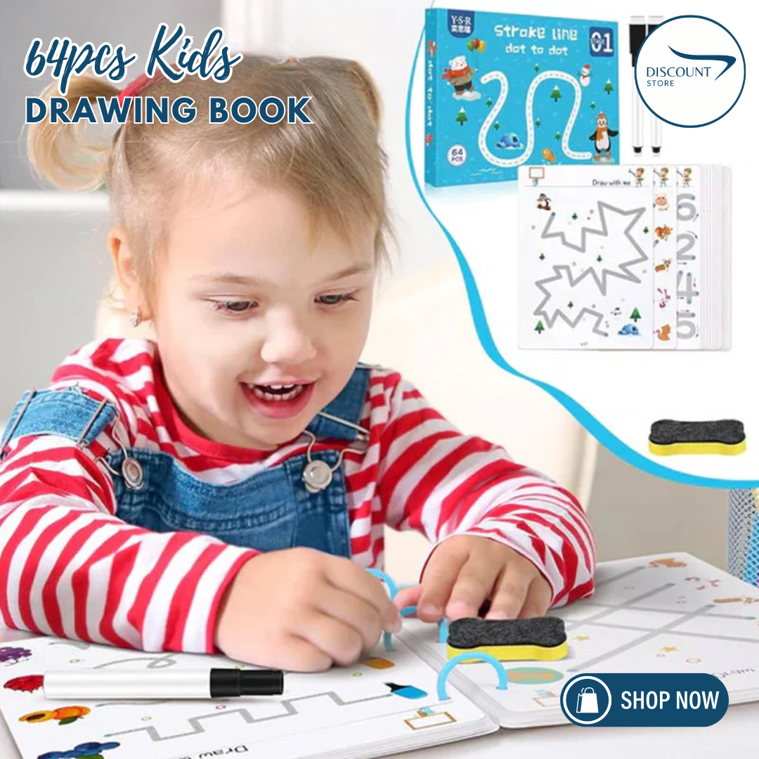 TraceTales® | Wiederverwendbares Arbeitsheft zum Nachzeichnen für Kinder