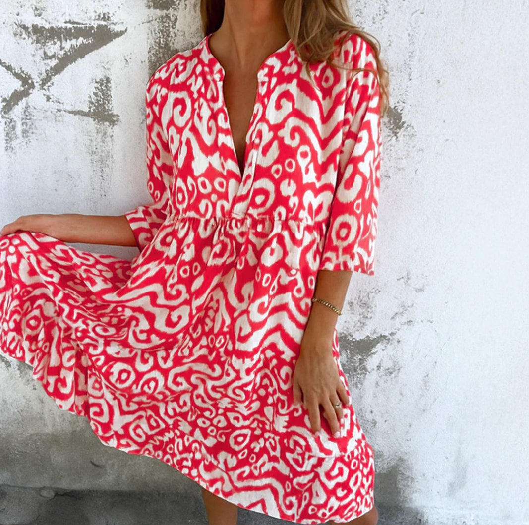 50% RABATT | SHAFFER™ | ELEGANTES KLEID MIT V-AUSSCHNITT
