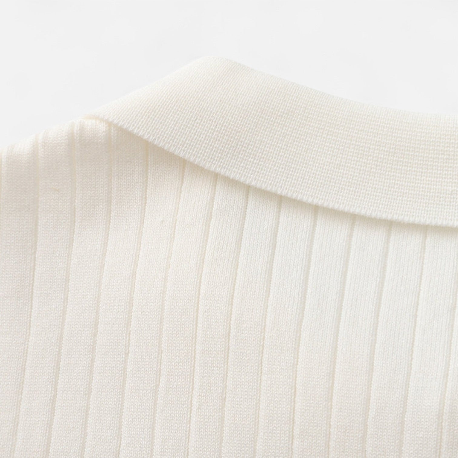 Ribbed Polo for Men - Quality Texture, Timeless Casual Style