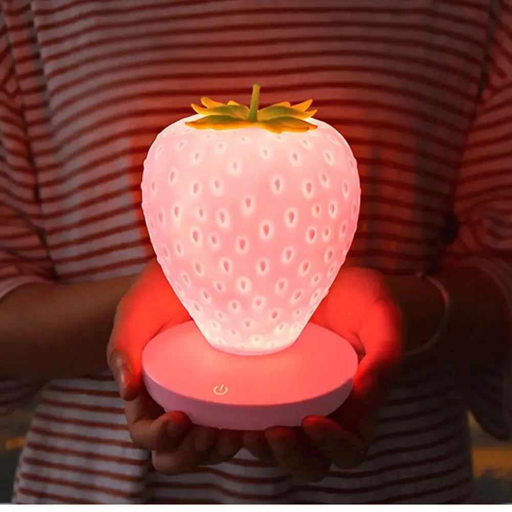 BerryLight® | Erdbeer-Lampe Nachtlicht – perfekt für Schlafzimmer & Geschenkidee
