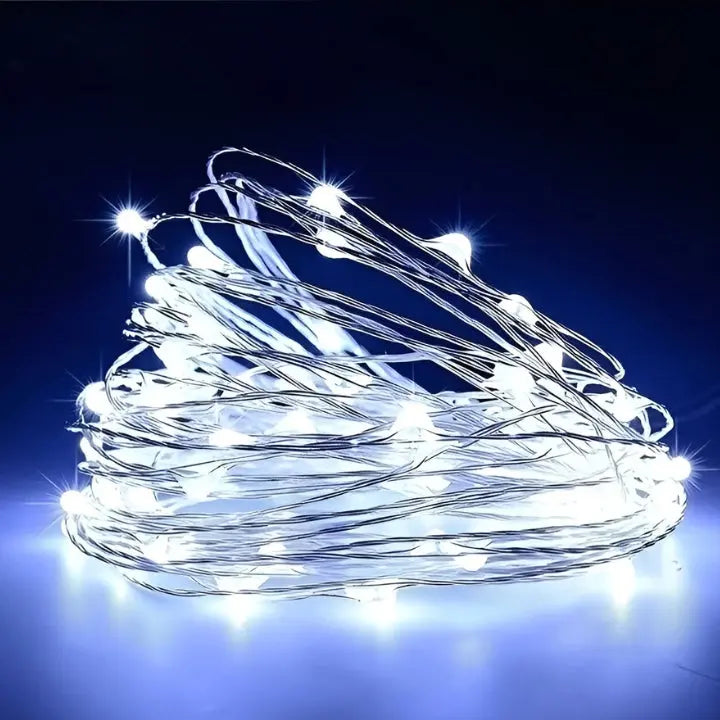 LumiCraze® | WireGlow Kupferlicht-Kette – vielseitige Dekoration
