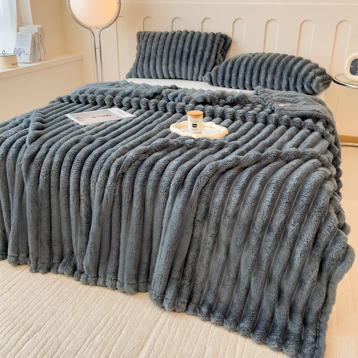 FluffyWrap™ | Kuschelige Bettlakenabdeckung Plüschdecke