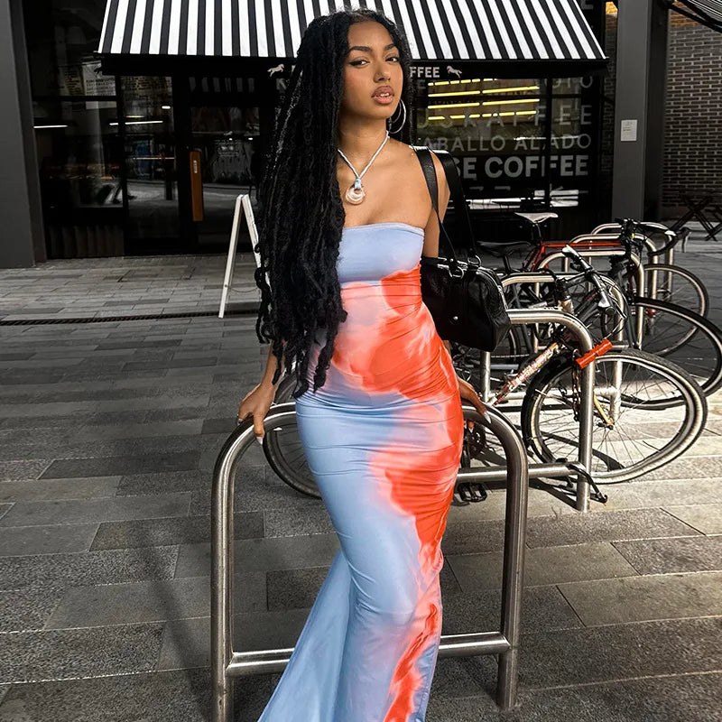 Novara | Trägerloses Kleid