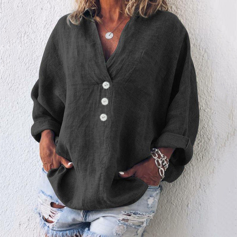 Lucia - Stilvoller Baumwoll-Leinen-Pullover