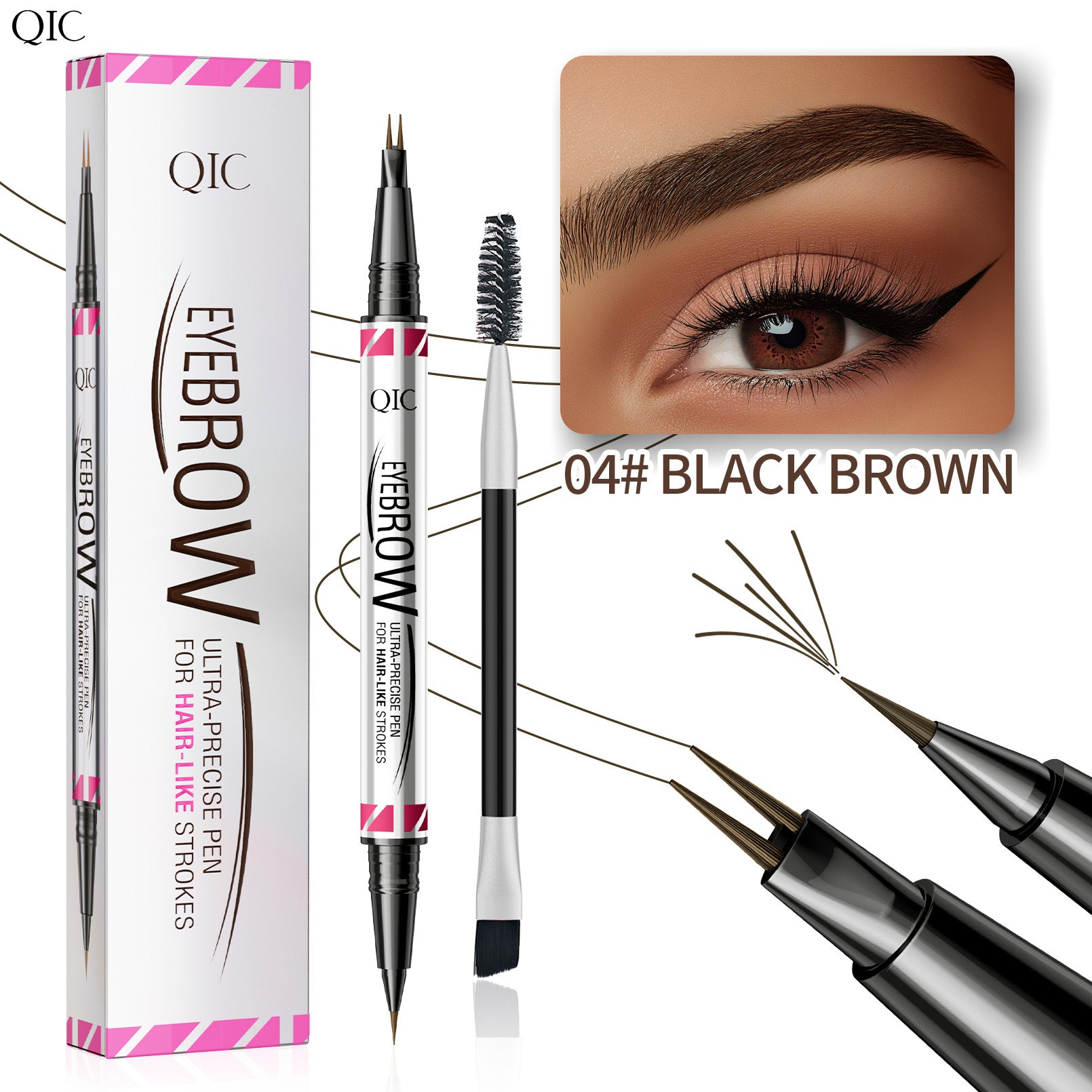 1+1 GRATIS | BrowCrux™ | Feiner haariger Streifen