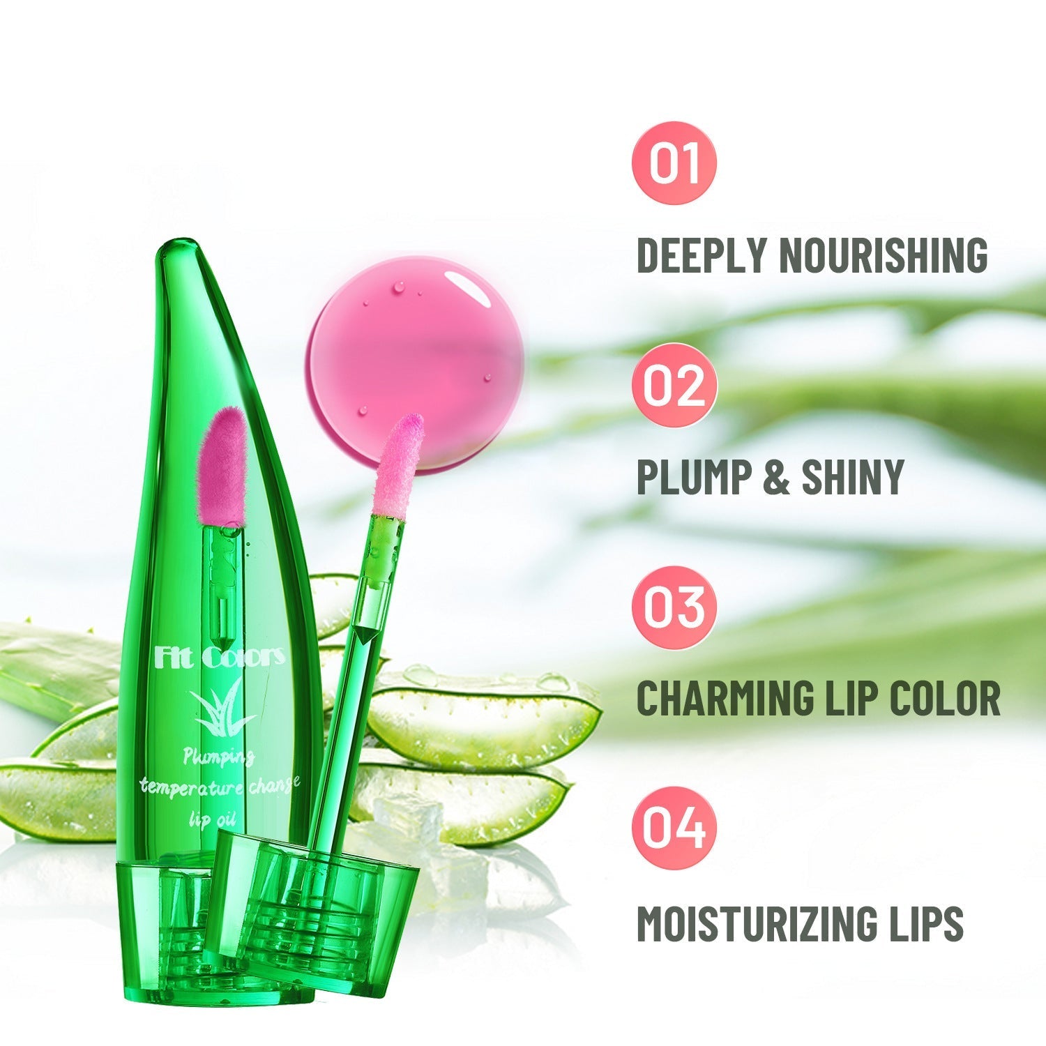 1+1 GRATIS | Juvalip™ | Lippenöl Chili & Aloe – Volumen & Pflege