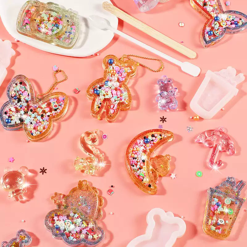 1+1 GRATIS | ResinCraftKids™ - DIY-Kunstharz-Anhänger-Bausätze für Kinder
