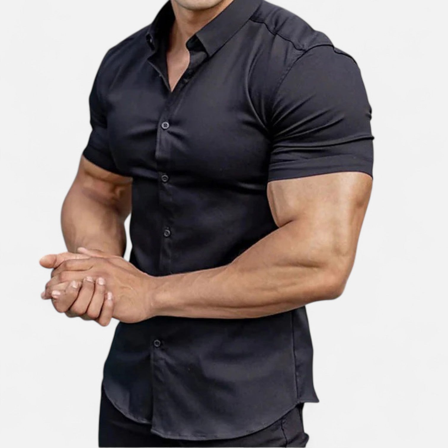 Gérald Slim Fit Short Sleeve Shirt – Elegant Silhouette, Refined Everyday Style