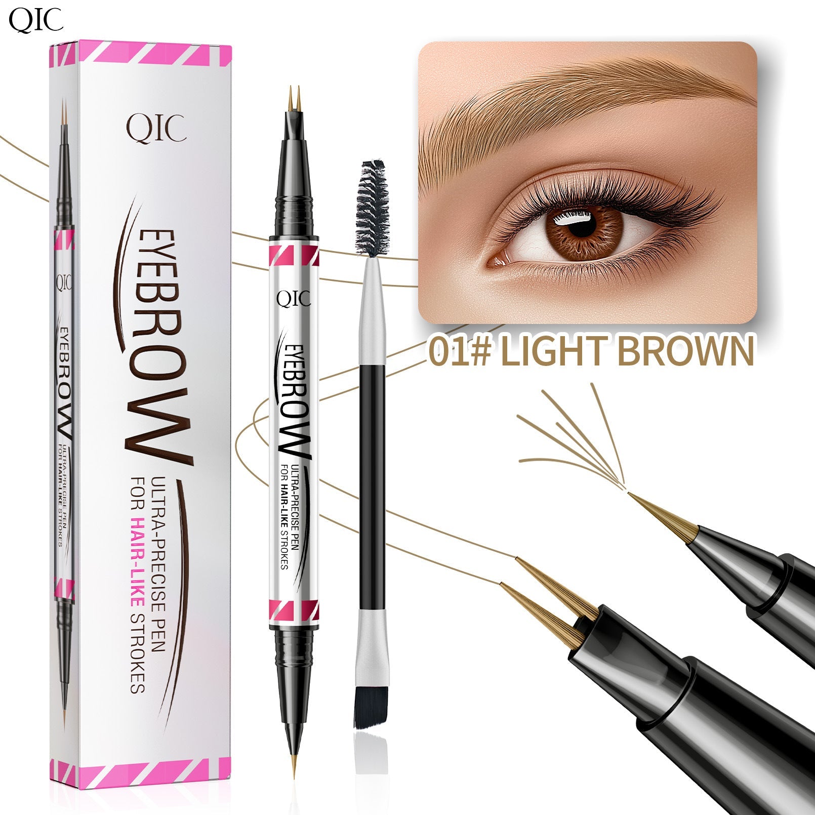 1+1 GRATIS | BrowCrux™ | Feiner haariger Streifen