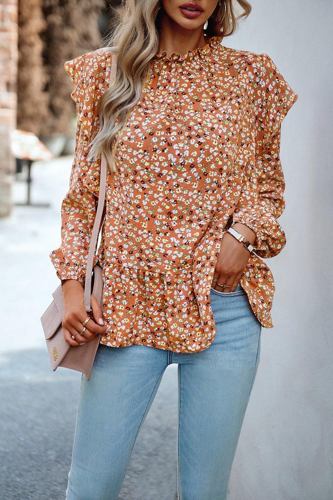 Daphne™ Hemd mit Blumenmuster für Frauen