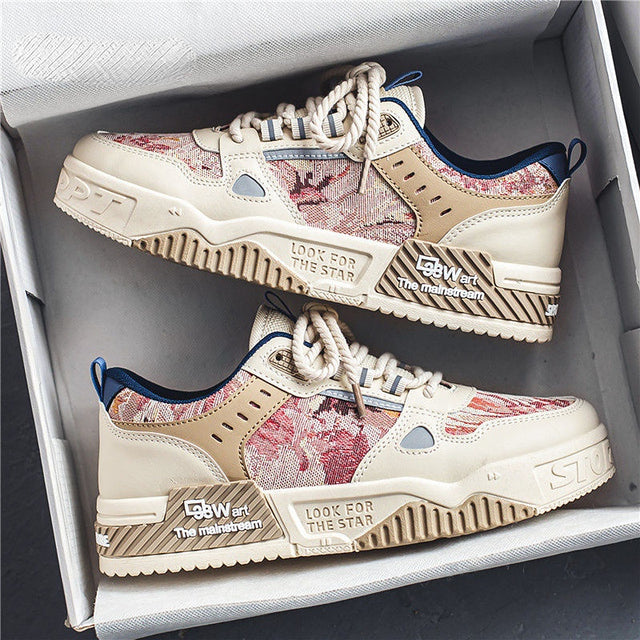Lottiq™ | Trendige Freizeit-Sneaker im Ölfarben-Design | Leicht & bequem