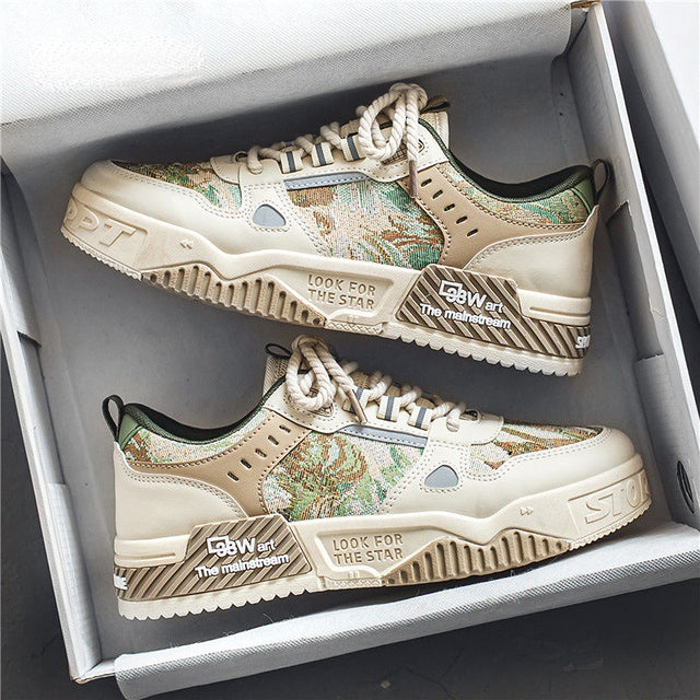 Lottiq™ | Trendige Freizeit-Sneaker im Ölfarben-Design | Leicht & bequem