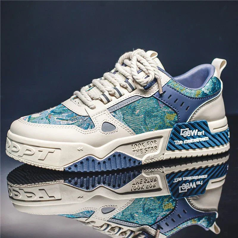 Lottiq™ | Trendige Freizeit-Sneaker im Ölfarben-Design | Leicht & bequem