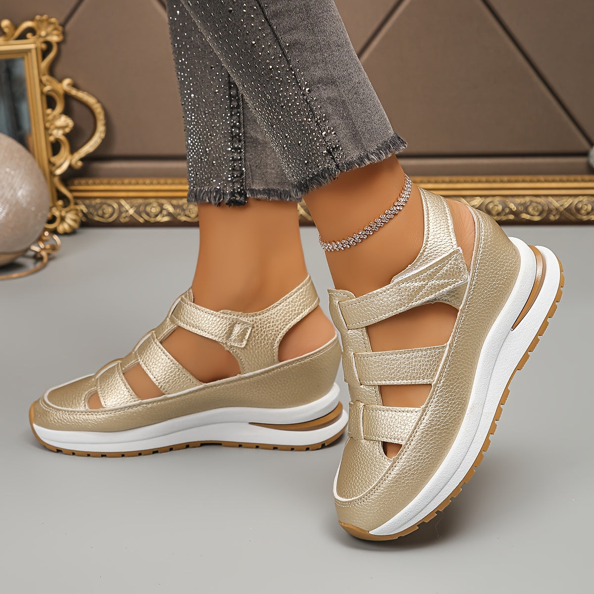 1+1 GRATIS | BellaRise® | Orthopädische Plateausandalen