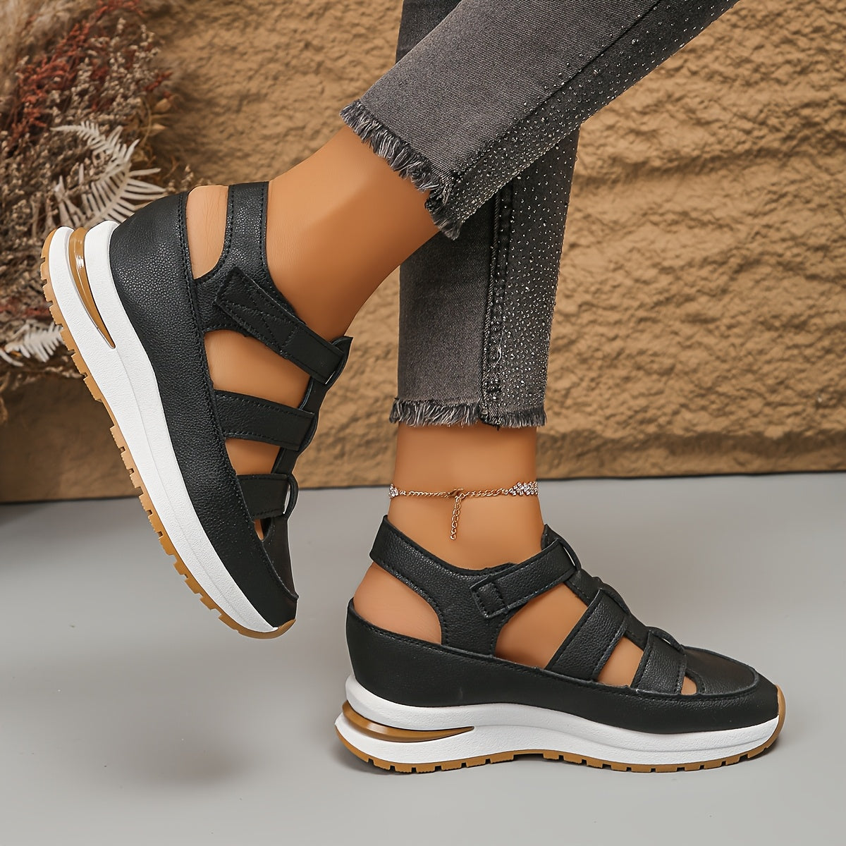 1+1 GRATIS | BellaRise® | Orthopädische Plateausandalen