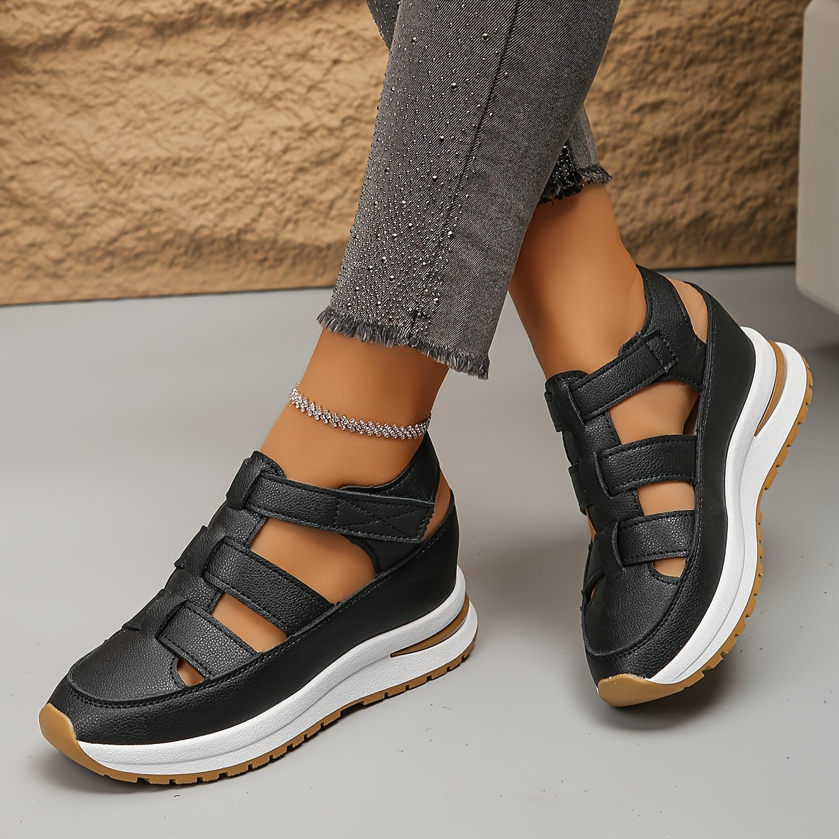 1+1 GRATIS | BellaRise® | Orthopädische Plateausandalen