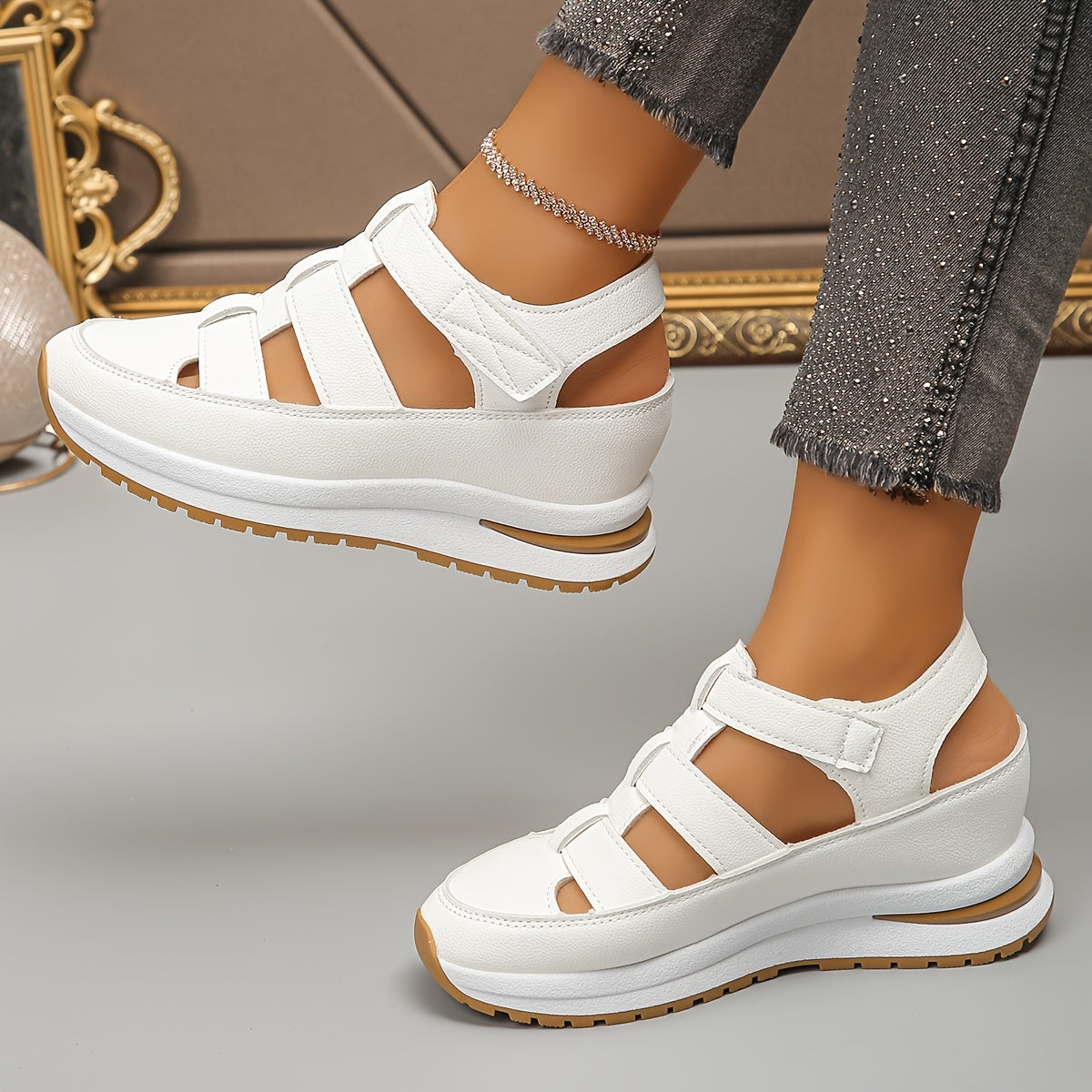 1+1 GRATIS | BellaRise® | Orthopädische Plateausandalen