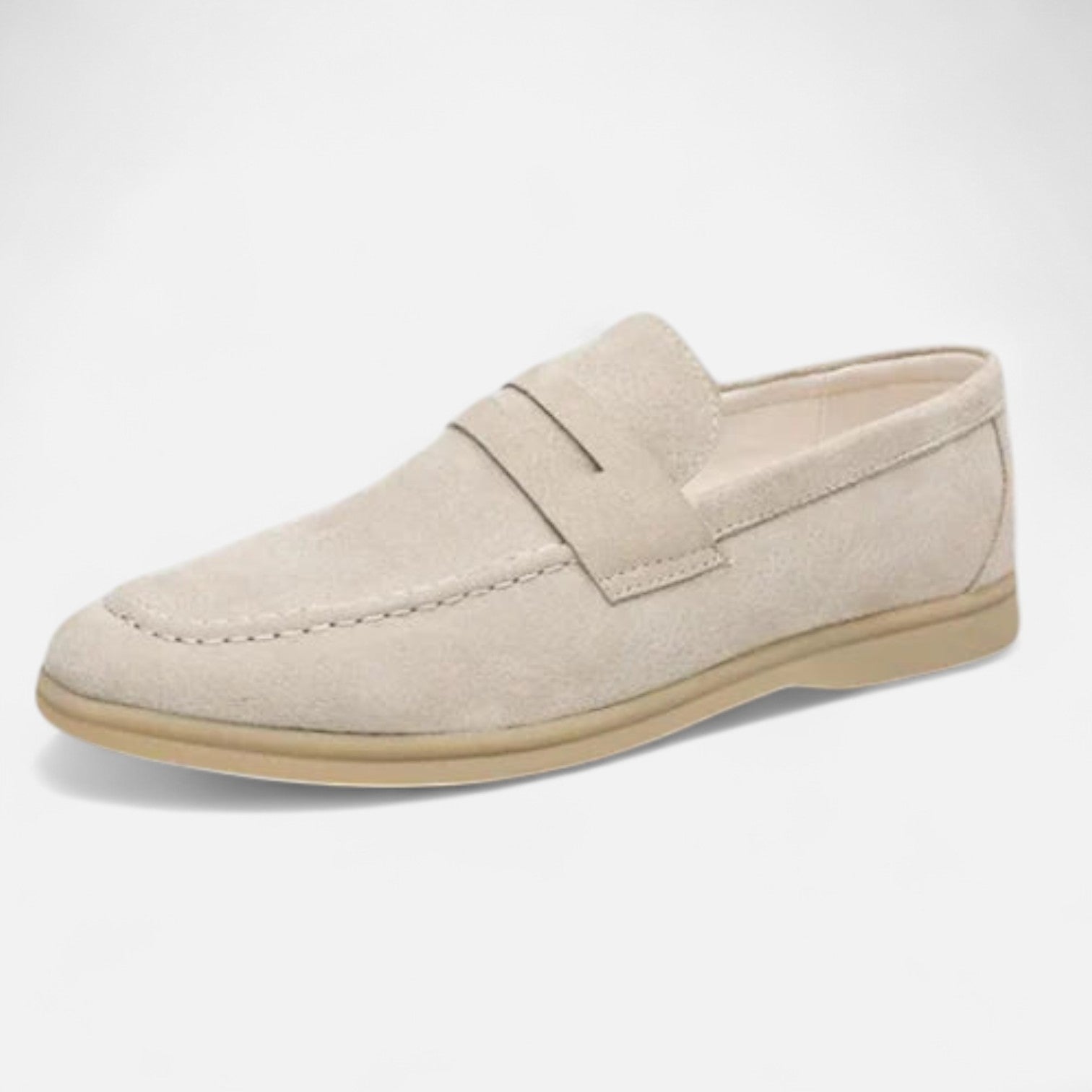 Men's Vintage Suede Loafers – Timeless Texture, Heritage Craftsmanship