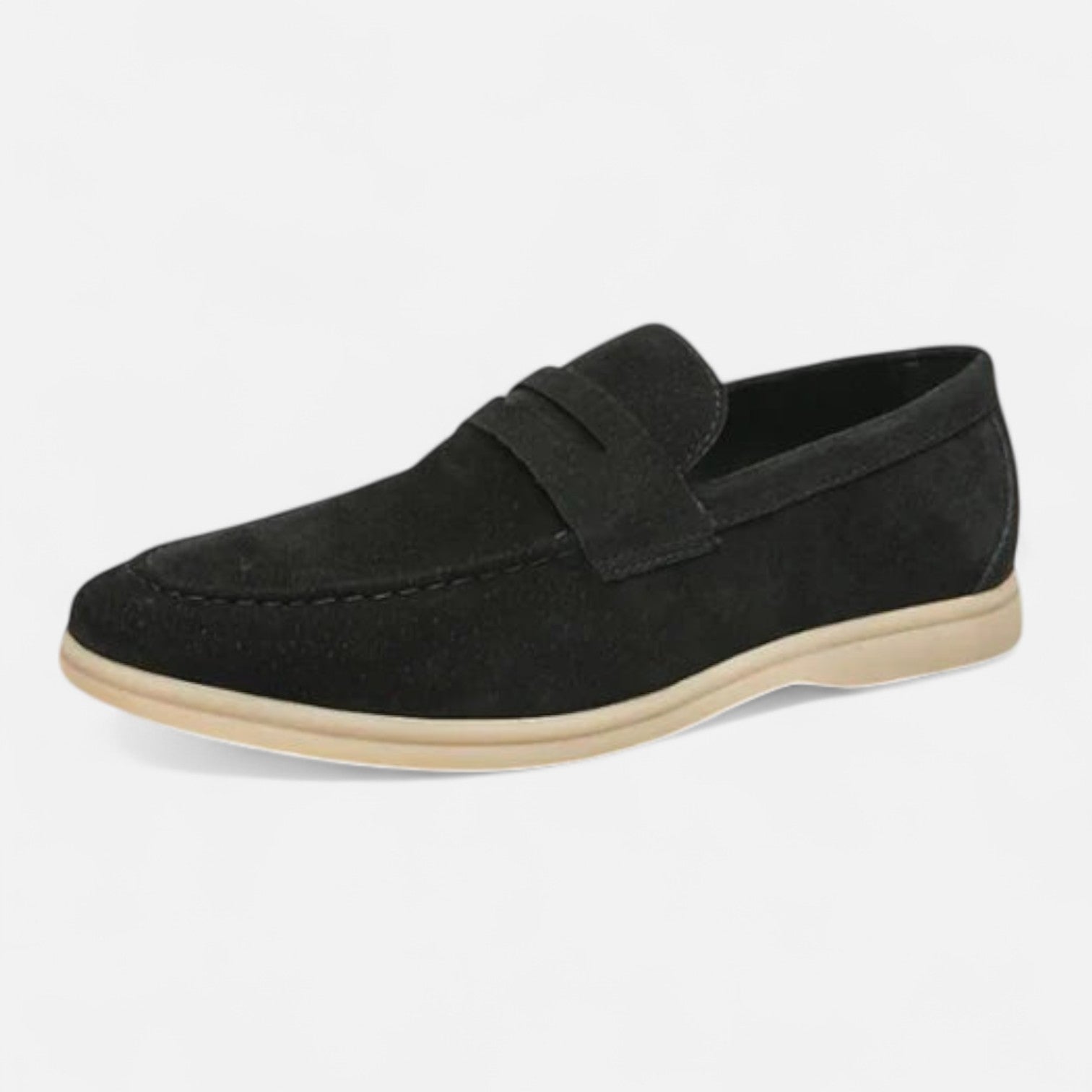Men's Vintage Suede Loafers – Timeless Texture, Heritage Craftsmanship