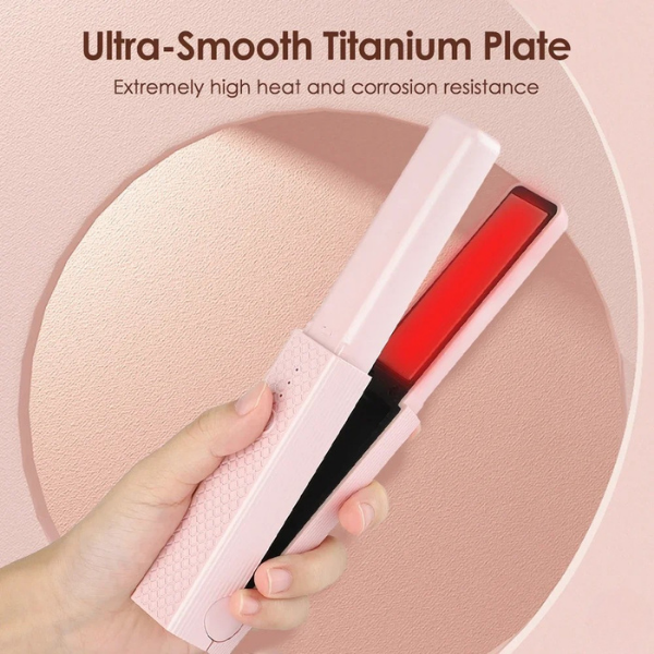 GlamStyler Pro™ | Kabelloses 2-in-1 Glätteisen & Lockenstab