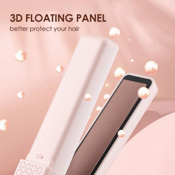 GlamStyler Pro™ | Kabelloses 2-in-1 Glätteisen & Lockenstab