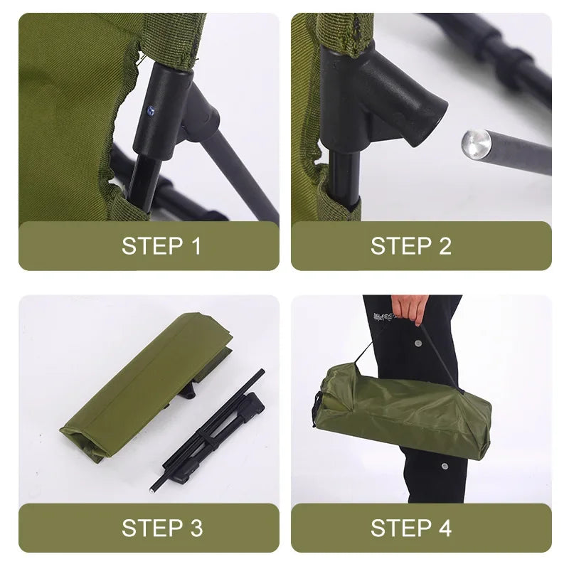 CampEase™ | Camping-Klappstuhl | Gepolstert für extra Komfort