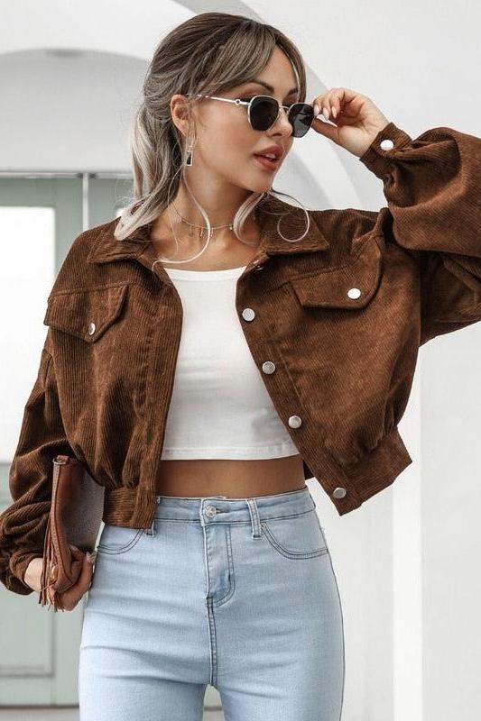 Pylomo Cord Kurzjacke