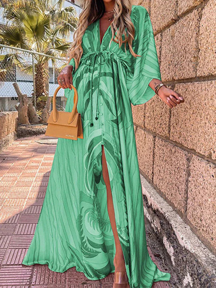 Eula® | Fließendes Kleid mit Print