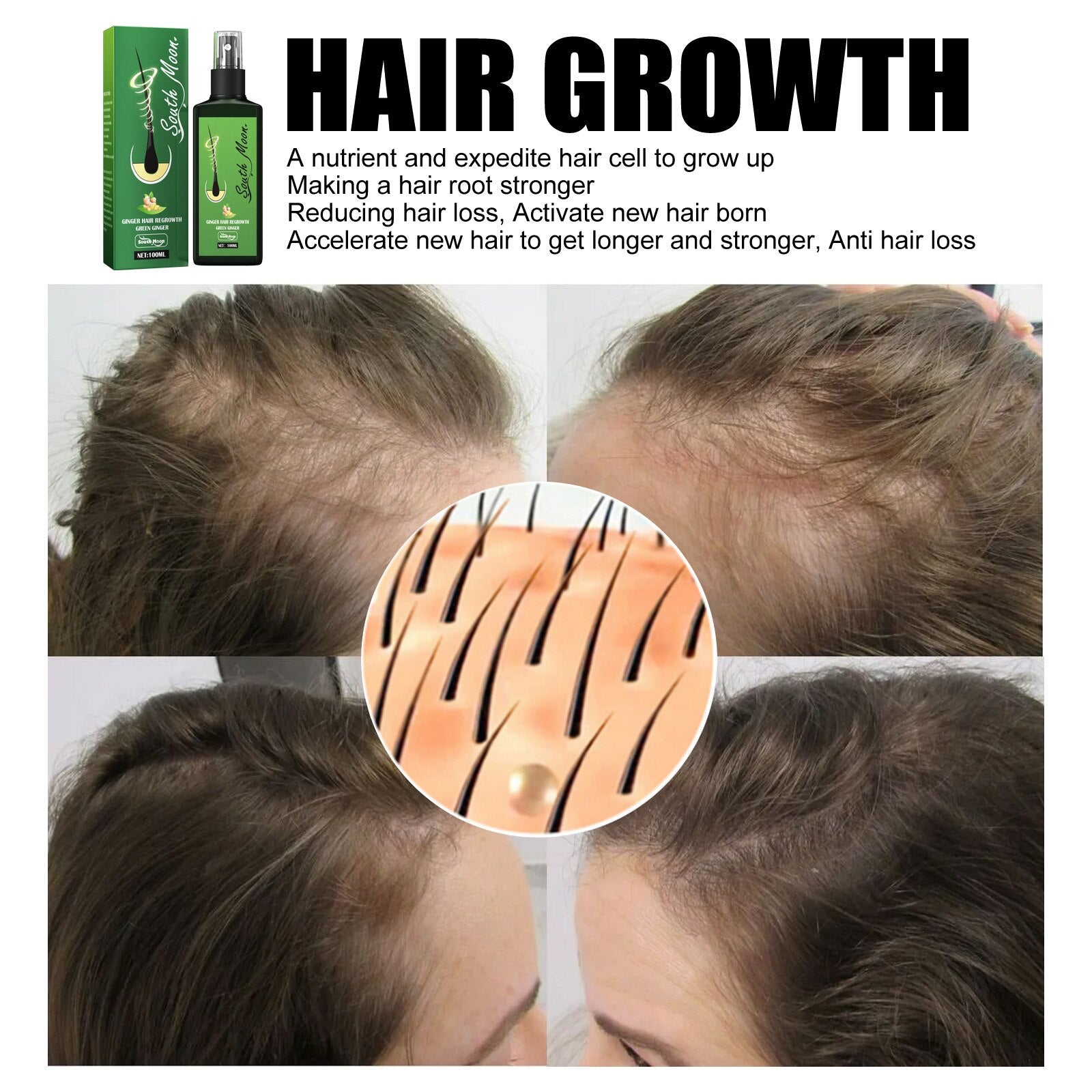 GrowthPlus™ - Pflegendes Ingwer-Spray