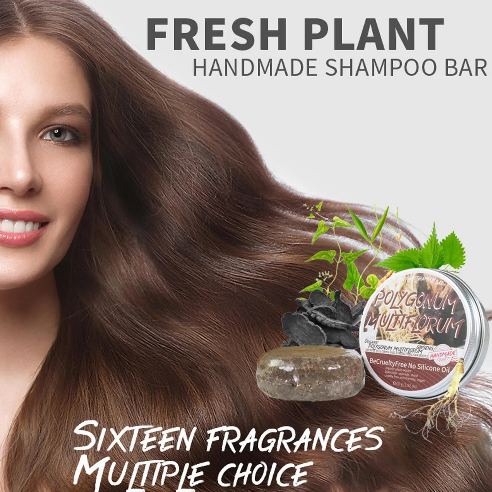 1+2 GRATIS | Naturiva™ | Natürliches Haarverdunkelungs-Shampoo