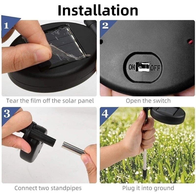 (1+1 Gratis) Solar-Gartenfeuerwerk - Erwecke deinen Garten zum Leben!